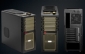 Mid-Tower Chassis. Boldly designed gaming enclosure features metal clasps and rugged drive bay 